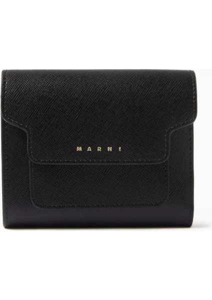 Saffiano Deri Kapaklı Cüzdan, Minimalist, Düzenli & Lüks Tasarım