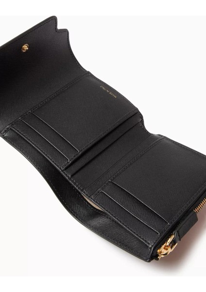 Saffiano Deri Kapaklı Cüzdan, Minimalist, Düzenli & Lüks Tasarım fiyatları