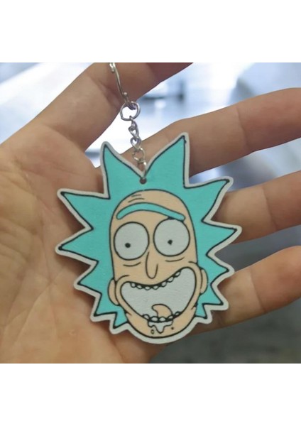 Rick Sevimli Figür Karakter Anahtarlık