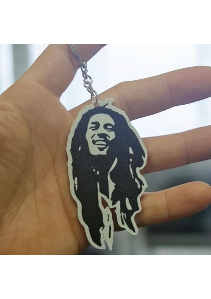Bob Marley Sevimli Figür Karakter Anahtarlık