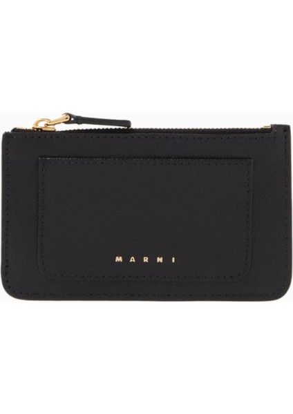 Logo Saffiano Deri Cüzdan