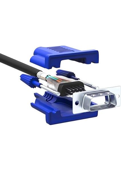 10 Metre VGA Kablo Monitör-Pc Görüntü Kablosu Premium 10MT