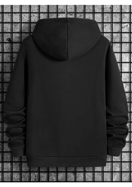Replay Motorcycle Baskılı Kapüşonlu Cepli Pamuklu Siyah Sweatshirt fiyatları