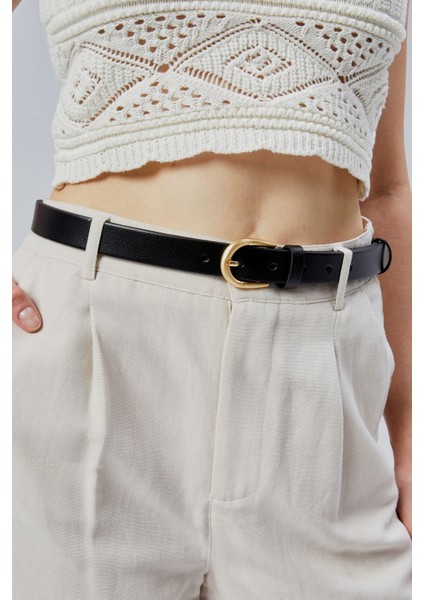 %100 Hakiki Derisi Sarı Toka Kadın Kemeri 2,5 cm S,yah fırsatları