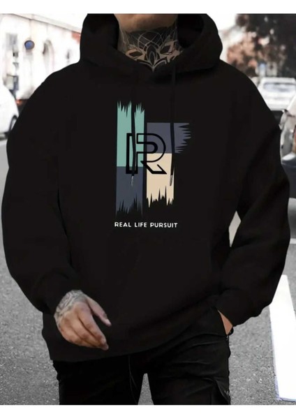 Tommy The Legend Baskılı Kapüşonlu Cepli Içi Yünlü Siyah Sweatshirt fiyatları