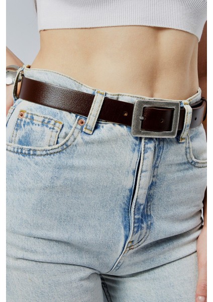 Hakiki Deri Kadın Kemeri 3cm Eskitme Toka fırsatları