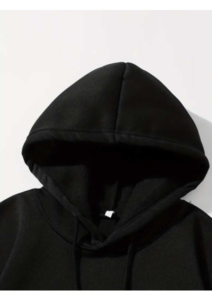 Gta San Andreas Baskılı Kapüşonlu Cepli Içi Yünlü Siyah Sweatshirt modelleri