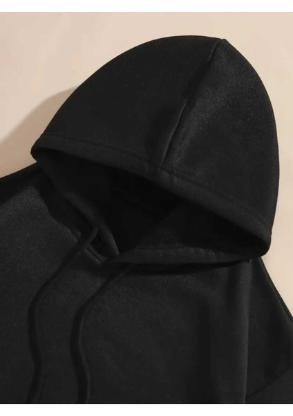 Bratz Arka Baskılı Kapüşonlu Cepli Pamuklu Siyah Sweatshirt modelleri