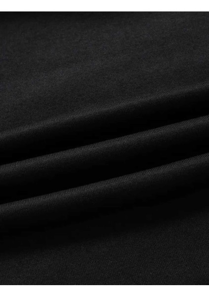 Mini Çiçek Buketi Baskılı Kapüşonlu Cepli Pamuklu Siyah Sweatshirt indirimleri