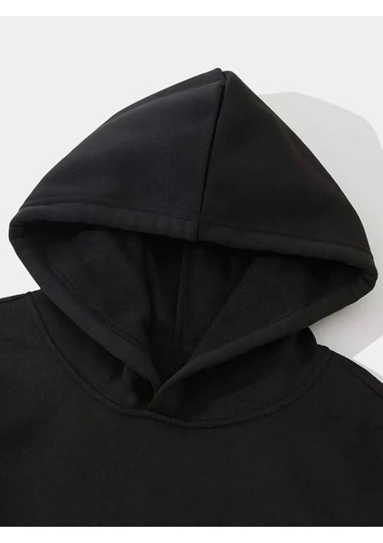 Newyork Şehir Efsane Desen 2 Iplik Şardonlu Kapüşonlu Cepli Sweatshirt modelleri