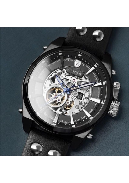 WA.25980-D Otomatik Mekanizma Erkek Kol Saati – Iskelet Kadranlı Güçlü Tasarım! modelleri