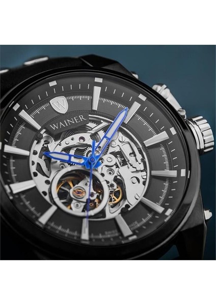 WA.25980-D Otomatik Mekanizma Erkek Kol Saati – Iskelet Kadranlı Güçlü Tasarım! fırsatları