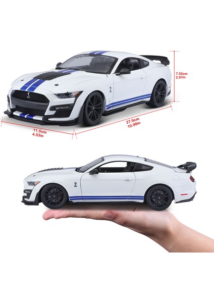 1:18 2020 Mustang Shelby GT500 31452 - Beyaz fırsatları