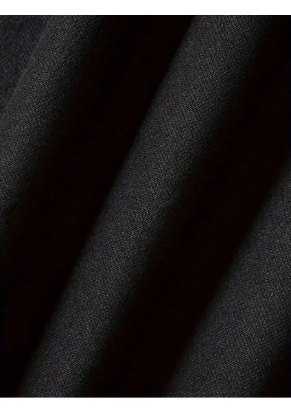 Mavi Kot Sanatı Baskılı Bisiklet Yaka Siyah Sweatshirt indirimleri