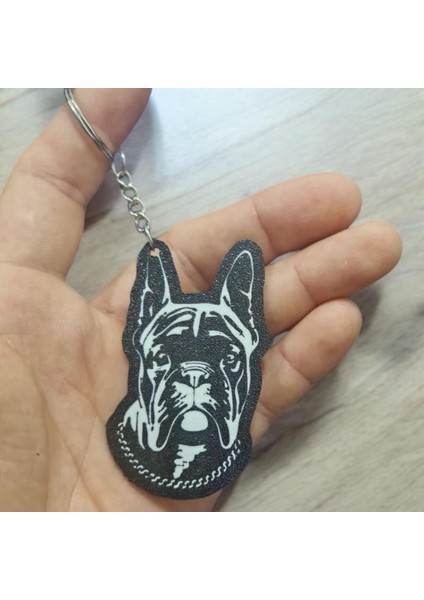 Buldog Sevimli Figür Karakter Anahtarlık