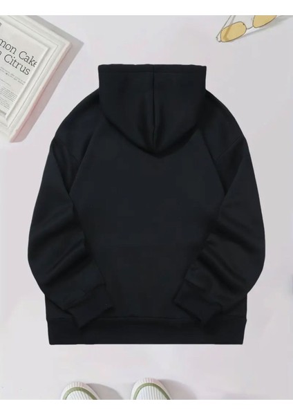 King Desenli Içi Yünlü 2 Iplik Şardonlu Kapüşonlu Cepli Sweatshirt fiyatları