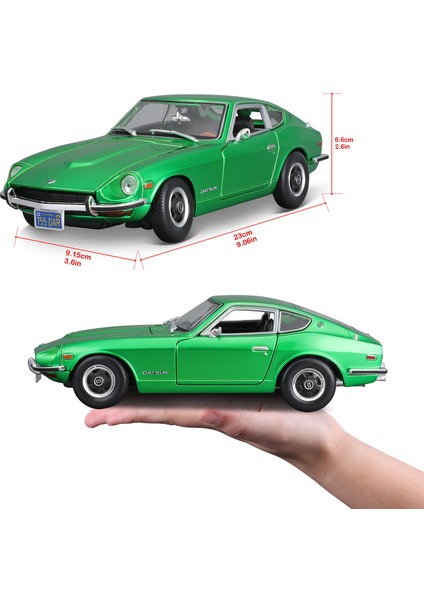 1:18 1971 Datsun 240Z 31170 - Metalik Yeşil fırsatları