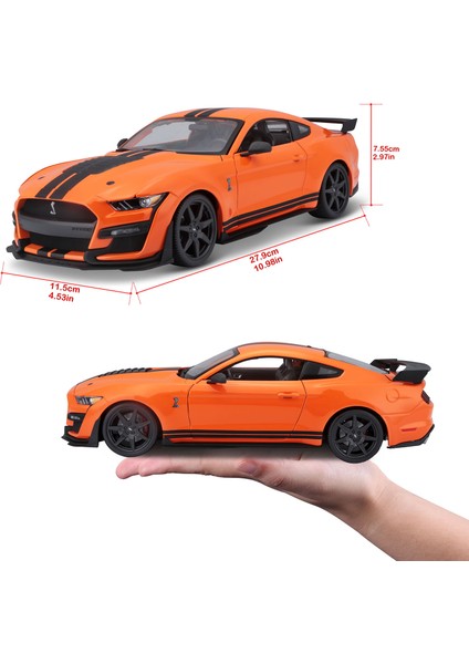 1:18 2020 Ford Mustang Shelby GT500 31388 - Turuncu fırsatları