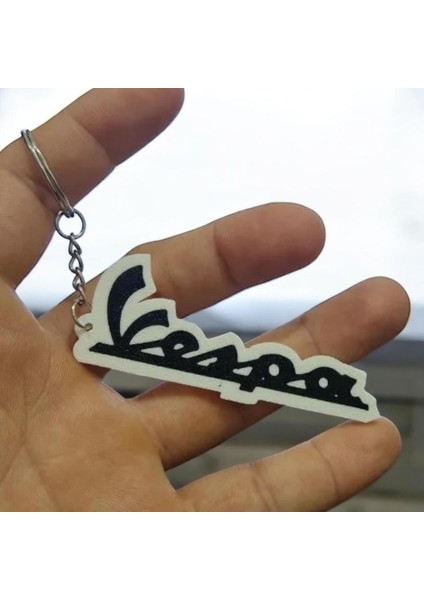 Vespa Sevimli Figür Karakter Anahtarlık