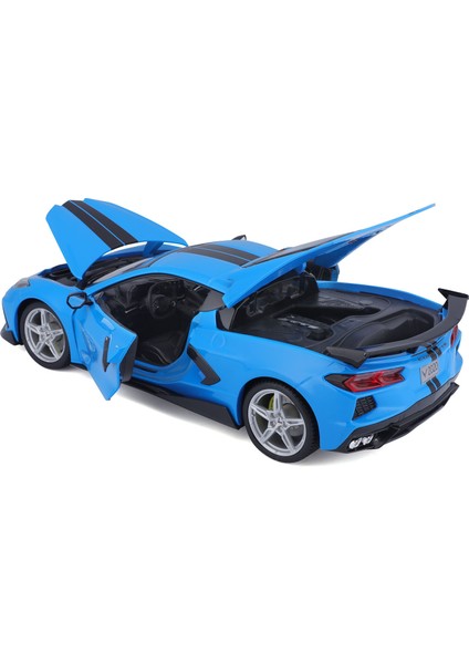 1:18 2020 Chevrolet Corvette Stingray Coupe 31455 - Mavi modelleri