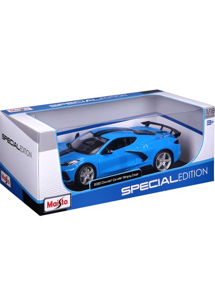 1:18 2020 Chevrolet Corvette Stingray Coupe 31455 - Mavi indirimleri