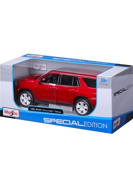 1:26 2021 Chevrolet Tahoe Model Araba 31533 - Metalik Kırmızı indirimleri