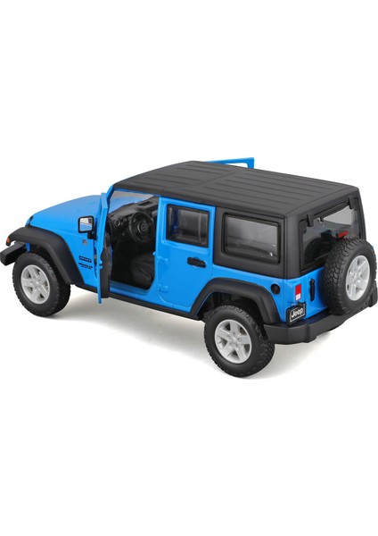 1:24 2015 Jeep Wrangler Unlimited Model Araba 31268 - Mavi modelleri