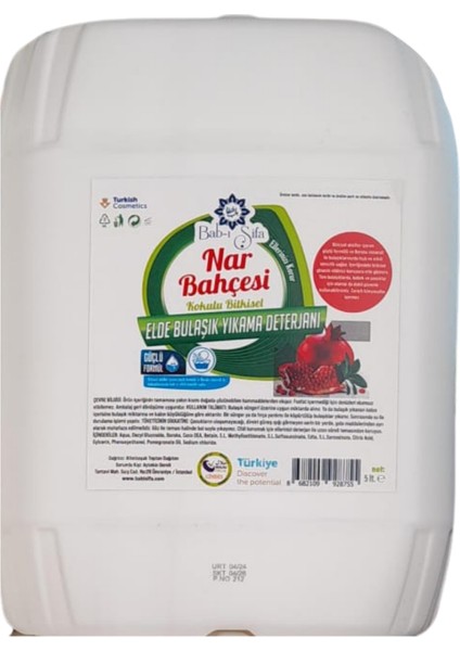 Elde Bulaşık Nar Çiçeği