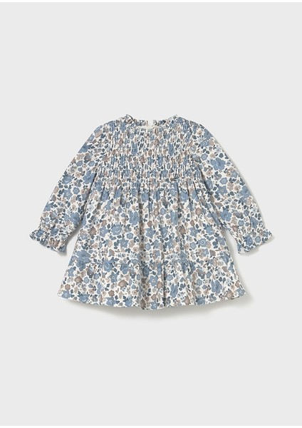 2909 Mayoral Blue Bell Kız Çocuk Elbise