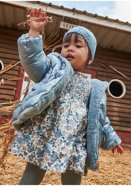 2909 Mayoral Blue Bell Kız Çocuk Elbise modelleri