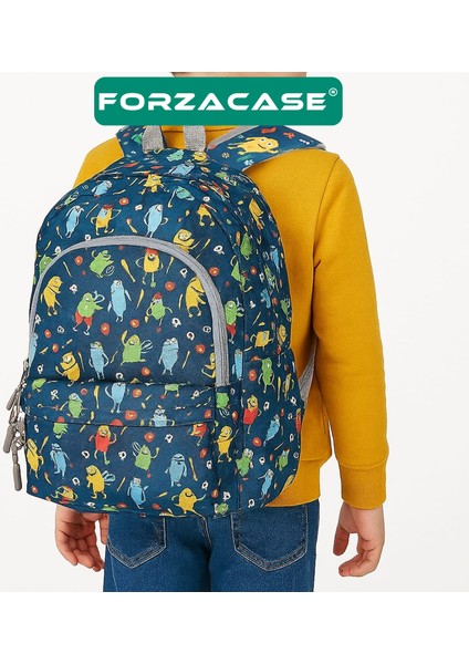 3 Bölmeli Askılı Çocuk Okul Çantası ve Kalemlik Seti Goal Tasarım Sırt Çanta - FC1110 indirimleri