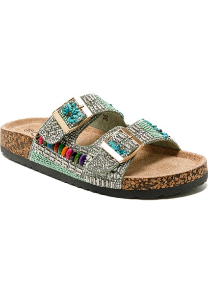 Kadın Terlik 25Y102-2 Ys Guja Yeşil fiyatları