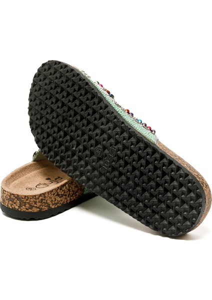 Kadın Terlik 25Y102-2 Ys Guja Yeşil