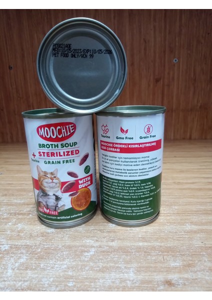 Moochıe Et Suyu Çorba Ördekli Kısır Kedi 135ML 2 ADET