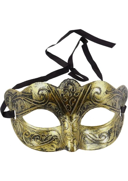 Altın Renk Eskitme Balo Maskesi – Venedik Tarzı Parti Maskesi fırsatları
