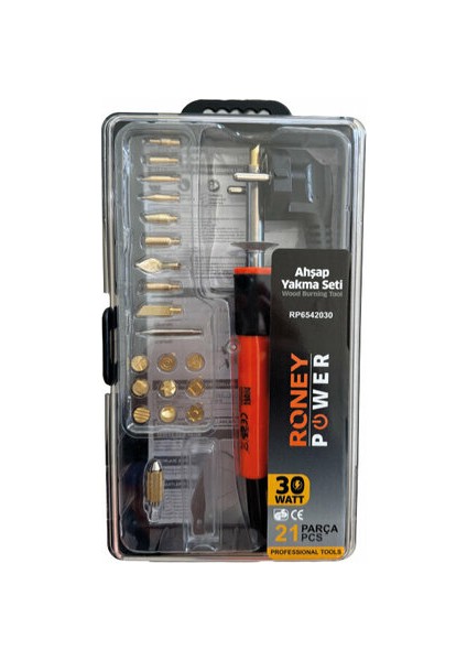Roney Power Ahşap Yakma Seti 30W