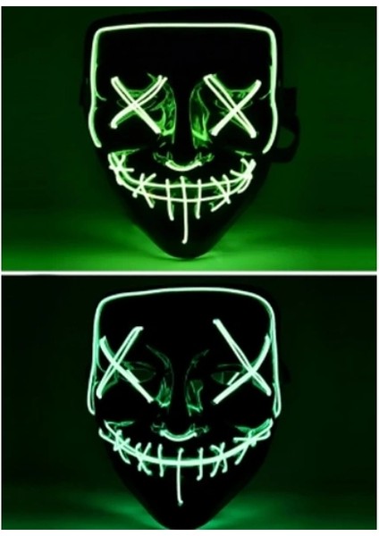 LED Işıklı Yeşil Maske modelleri