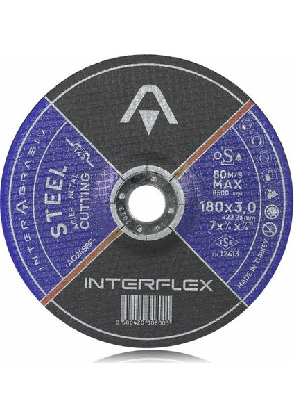 Interflex Taşı Metal 180X8,0 mm AO24P N Sertlik T27