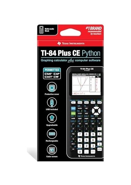 Instruments Tı-84 Plus Ce-T Bilimsel Grafik Hesap Makinesi, Siyah modelleri