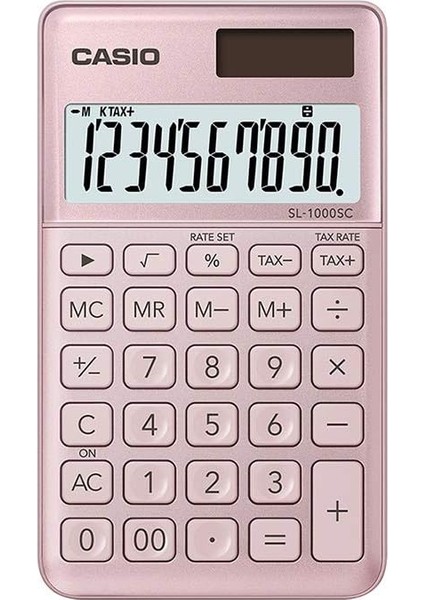 SL-1000SC-PK 10 Hane Pembe Cep Tipi Hesap Makinesi