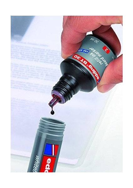 Bt 30 Beyaz Yazı Tahtası Kalemi Yedek Mürekkebi - Siyah - 30ML fiyatları