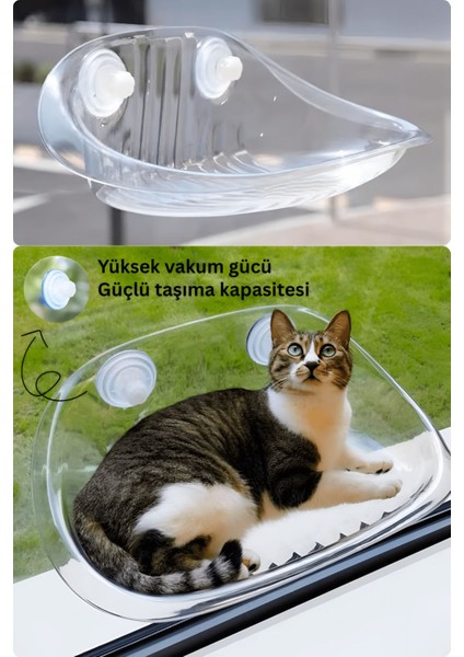 Kedi Cam Yatağı,cama Asılan Kedi/köpek Yatağı,deluxe Kedi Pencere Minderi,kedi Köpek Pencere Hamağı indirimleri