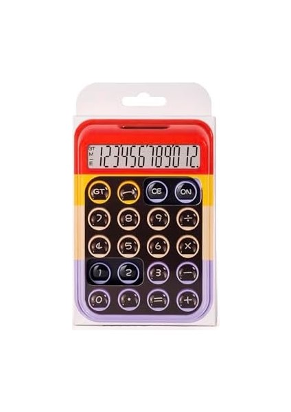 Renkli ve Işık Enerjili Hesap Makinesi - BL2122 (Mor) modelleri