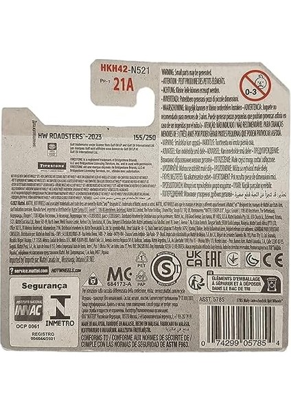 - Glory Chaser - Hw Roadsters 9/10 - HKH42 - Short Card - Gulf - Firestone - Mattel 2023 modelleri