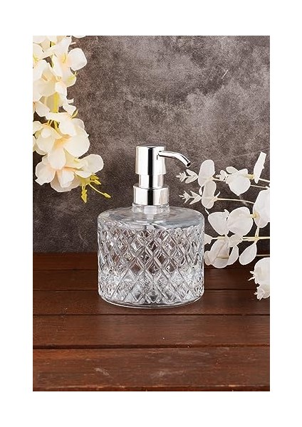 Kristal Cam Sıvı Sabunluk - Şeffaf (Şeffaf) fiyatları