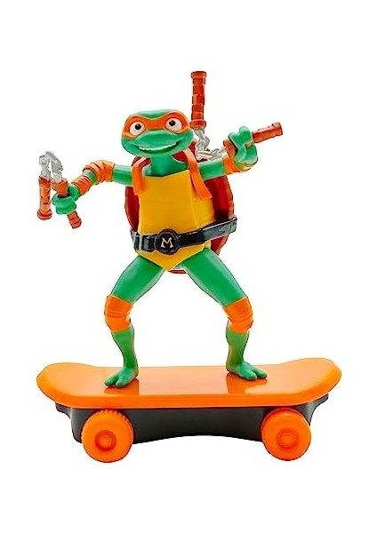 Mutant Ninja Turtles Tmnt Kaplumbağalar Çek Bırak Kaykay Figür Mikey modelleri