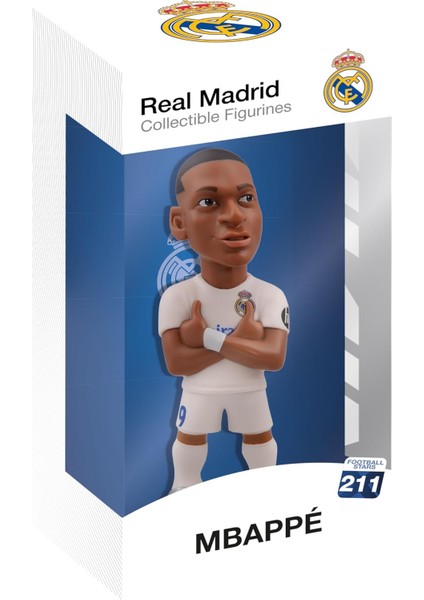 Koleksiyon Figürü MN18451 Mbappé, Real Madrid, Koleksiyon Parçası, 12 Cm, Çocuklar ve Yetişkinler Için Hediye Fikri