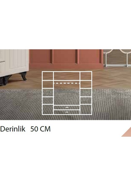 Kdl Asil 4 Kapılı 2 Çekmeceli Dolap fiyatları
