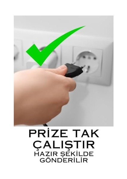 Dükkan 12V Trafolu Neon LED Işık | Tak-Çalıştır Trafolu Neon Şerit LED Esnek Silikonlu Aydınlatma LED Hortum (5 Metre, Amber) modelleri