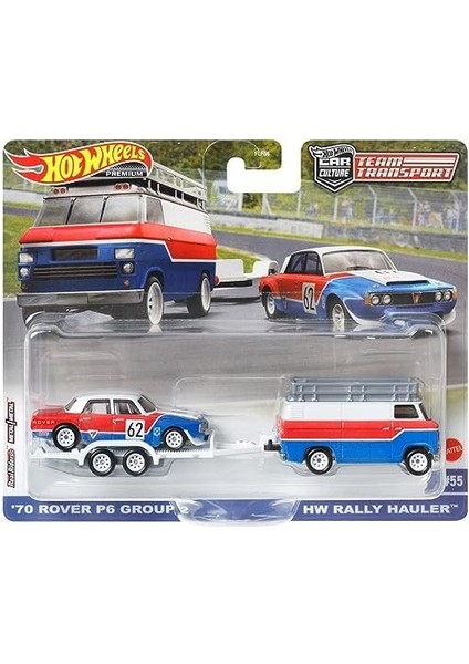 Premium HKF45 Team Transport '70 Rover P6 Group 2 / Hw Rally Hauler (#55) fiyatları